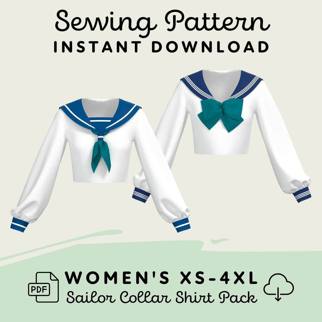 Sailor Collar Shirt Pack - Maridah