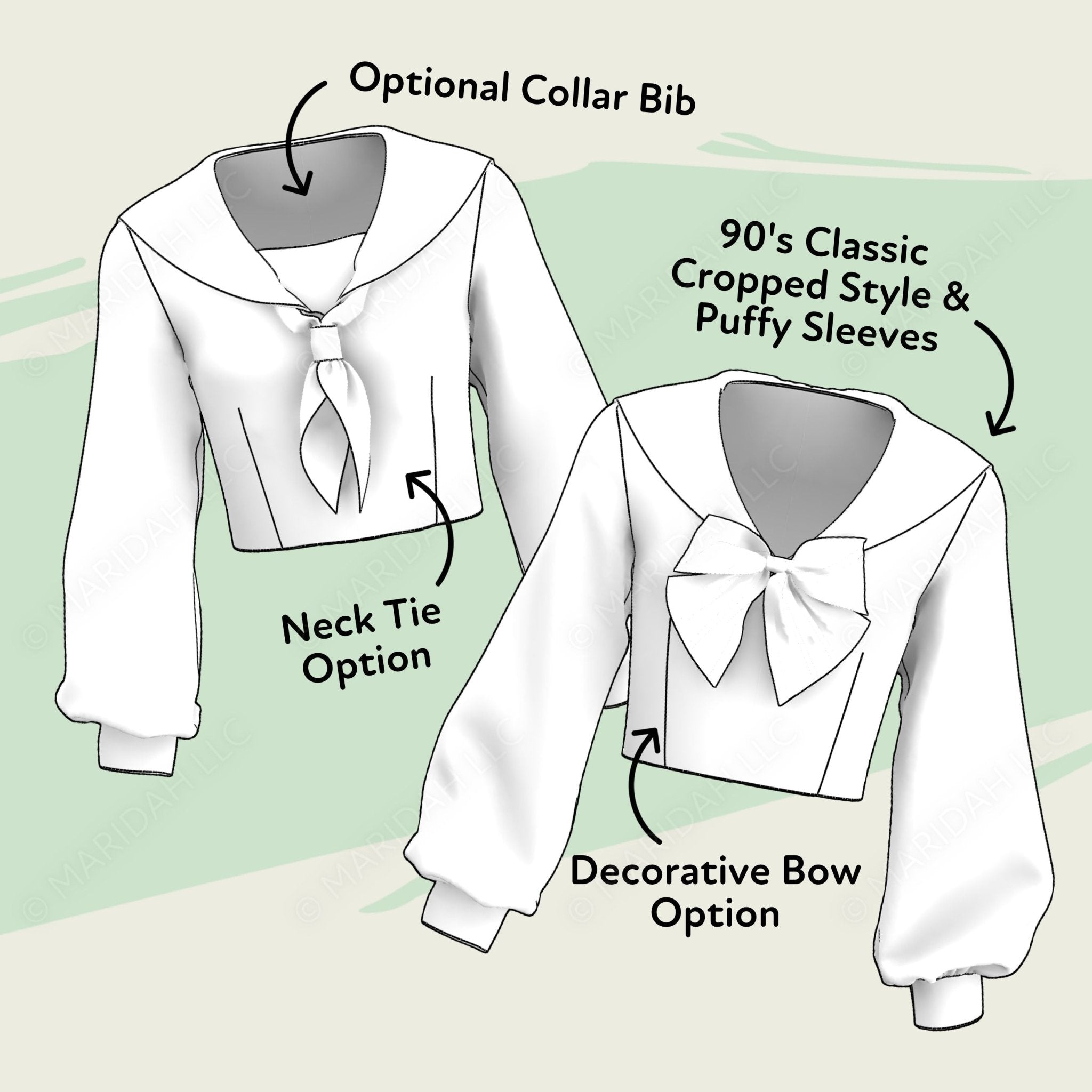 Sailor Collar Shirt Pack - Maridah