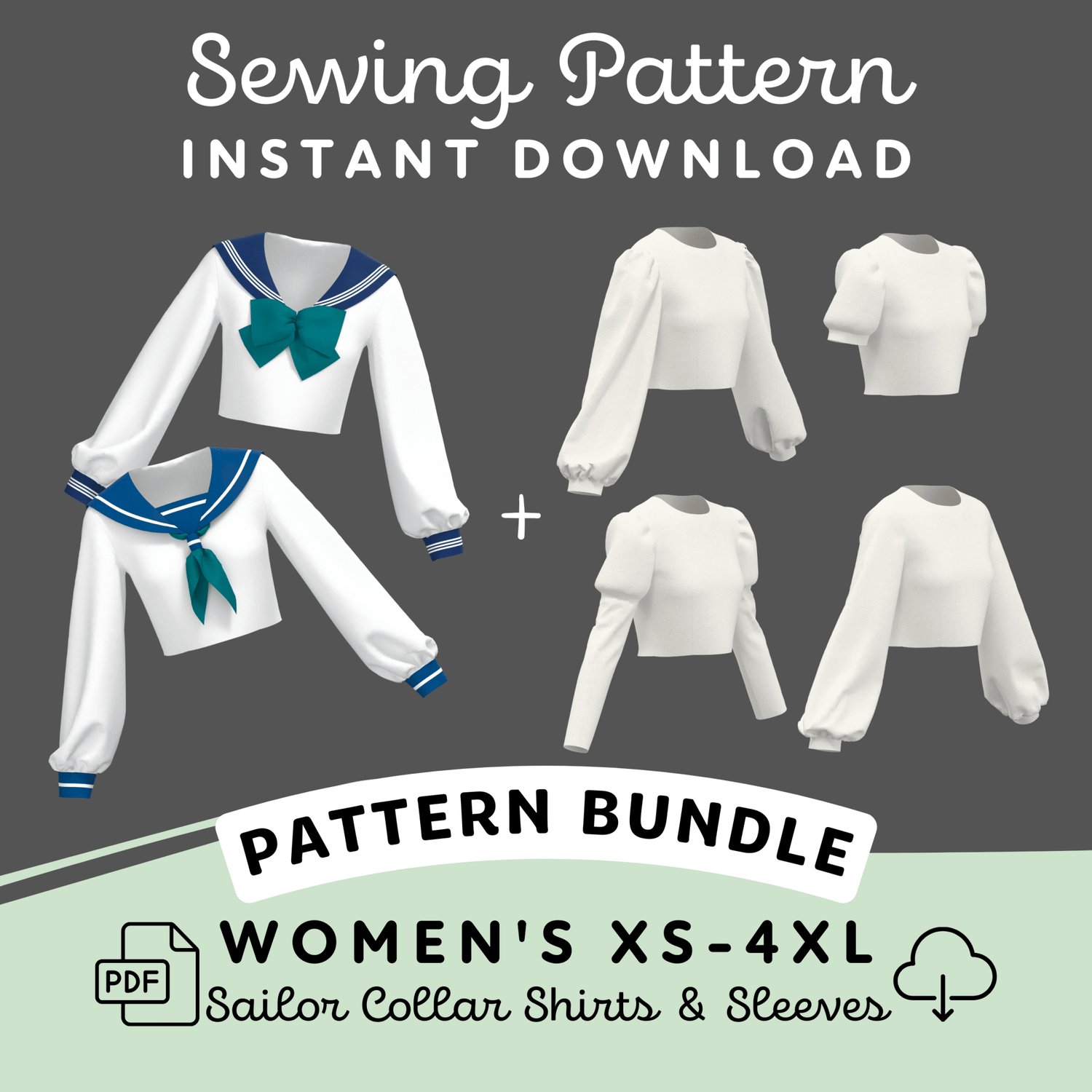 Sailor Shirts and Sleeve Bundles - Maridah