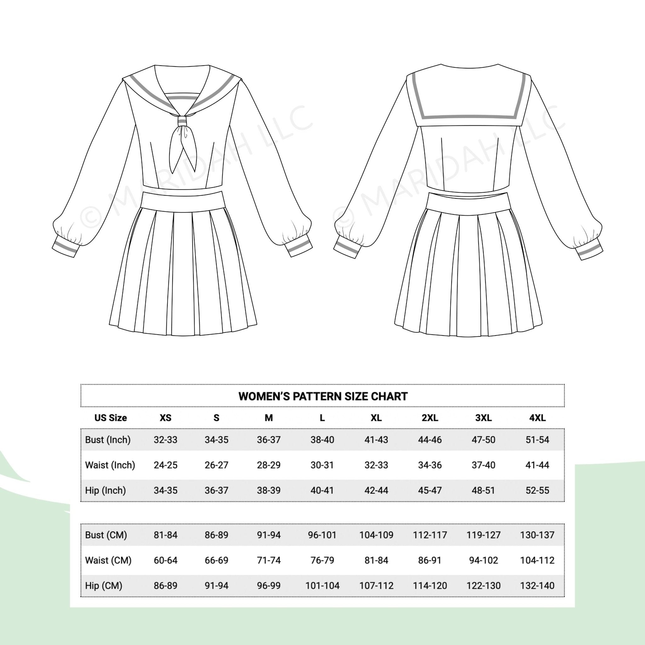 Short Skirt Sailor Collar School Uniform - Maridah