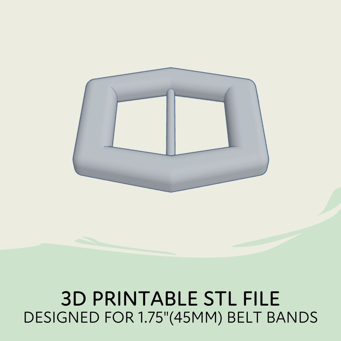 Skyward Belt Buckle 3D Print File - Maridah