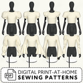 Sleeve Pack 3 & 4 Sewing Pattern Bundle PDF Sewing Pattern File