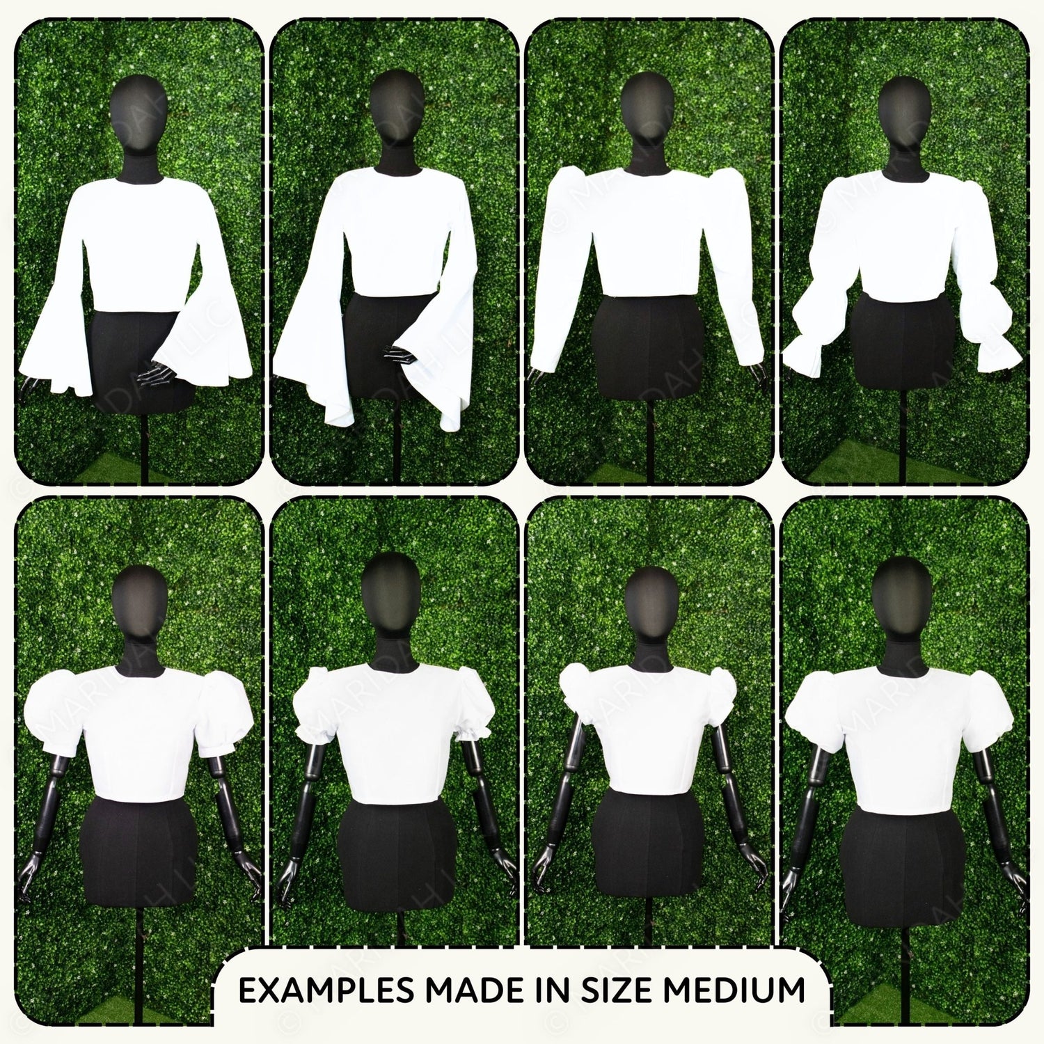 Sleeve Pack 3 &amp; 4 Sewing Pattern Bundle PDF Sewing Pattern File