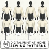 Sleeve Packs 1 & 2 Sewing Pattern Bundle PDF Sewing Pattern File