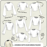Sleeve Packs 1 & 2 Sewing Pattern Bundle PDF Sewing Pattern File