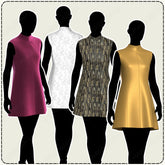 Sleeveless Mod Dress Printable Sewing Pattern PDF Sewing Pattern File