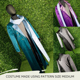 Steampunk Duster Coat and Asymmetrical Jacket - Maridah