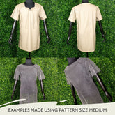 Tunic and Faux Chainmail Shirt Set - Maridah