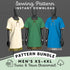 Tunic and Faux Chainmail Shirt Set - Maridah