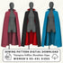 Vampire Collar Cape Printable Sewing Pattern PDF Sewing Pattern File