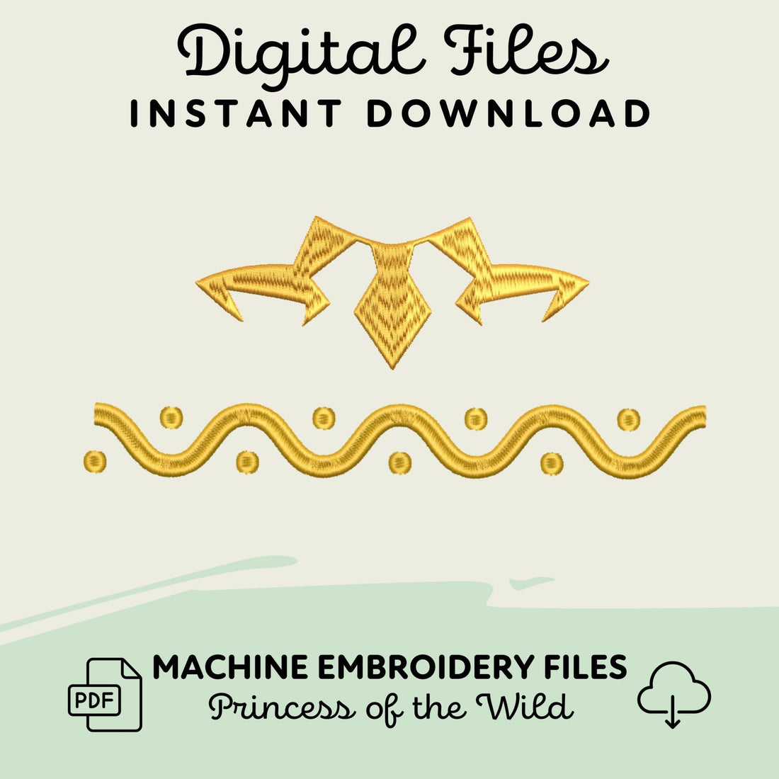 Wild Princess Machine Embroidery Files - Maridah