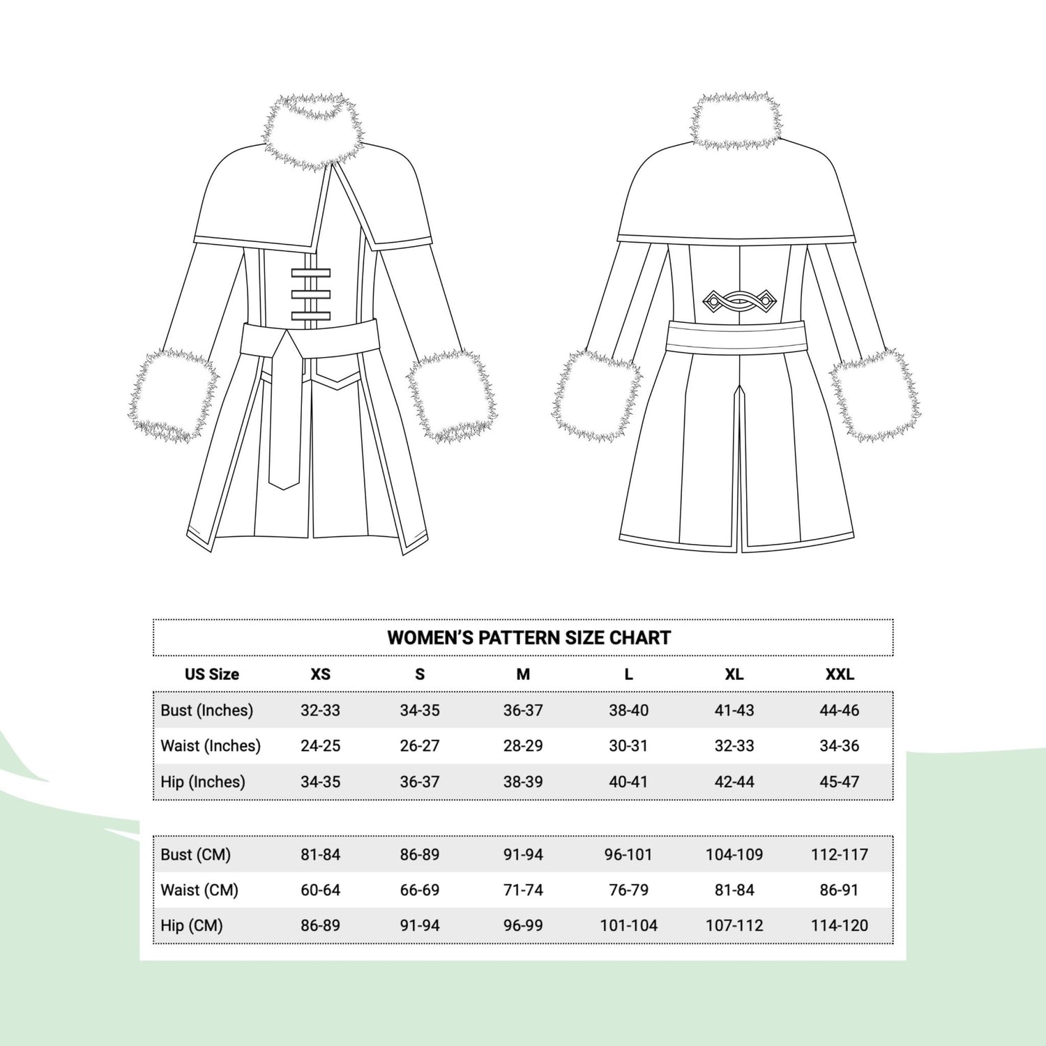 Winter Coat and Capelet - Maridah